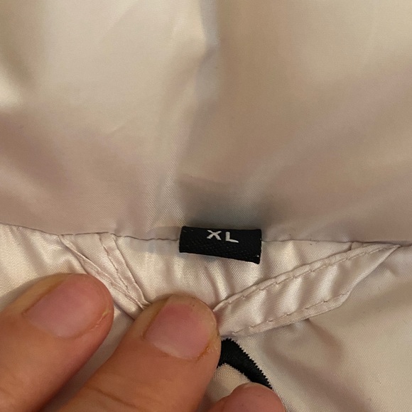 Guess Cream Puffer Vest with Faux Fur Trim - Picture 7 of 13